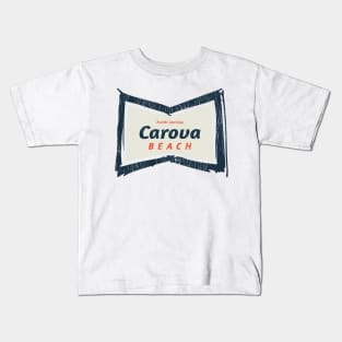 Carova, NC Summertime Vacationing Bowtie Sign Kids T-Shirt